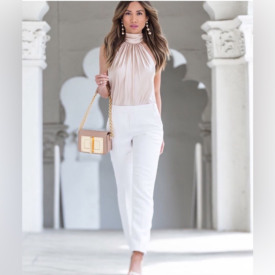 Ramy Brook New York Off White Maria Pants Size 2